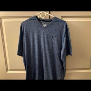 Under Armour Threadborne Light Blue Xl Shirt